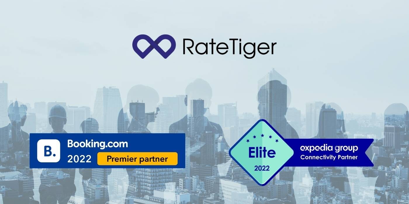 ratetiger PR connectivity excellence booking and expedia banner image